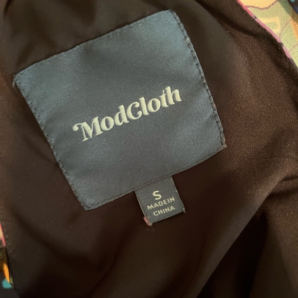 ModCloth floral maxi halter dress size small S - Picture 5 of 11